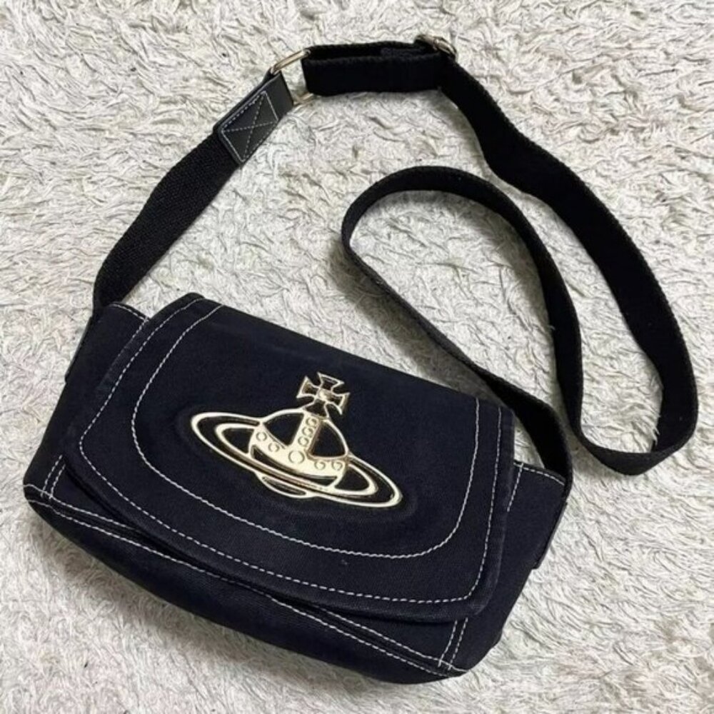 💫💫Vivienne Westwood Edgewear shoulder bag denim